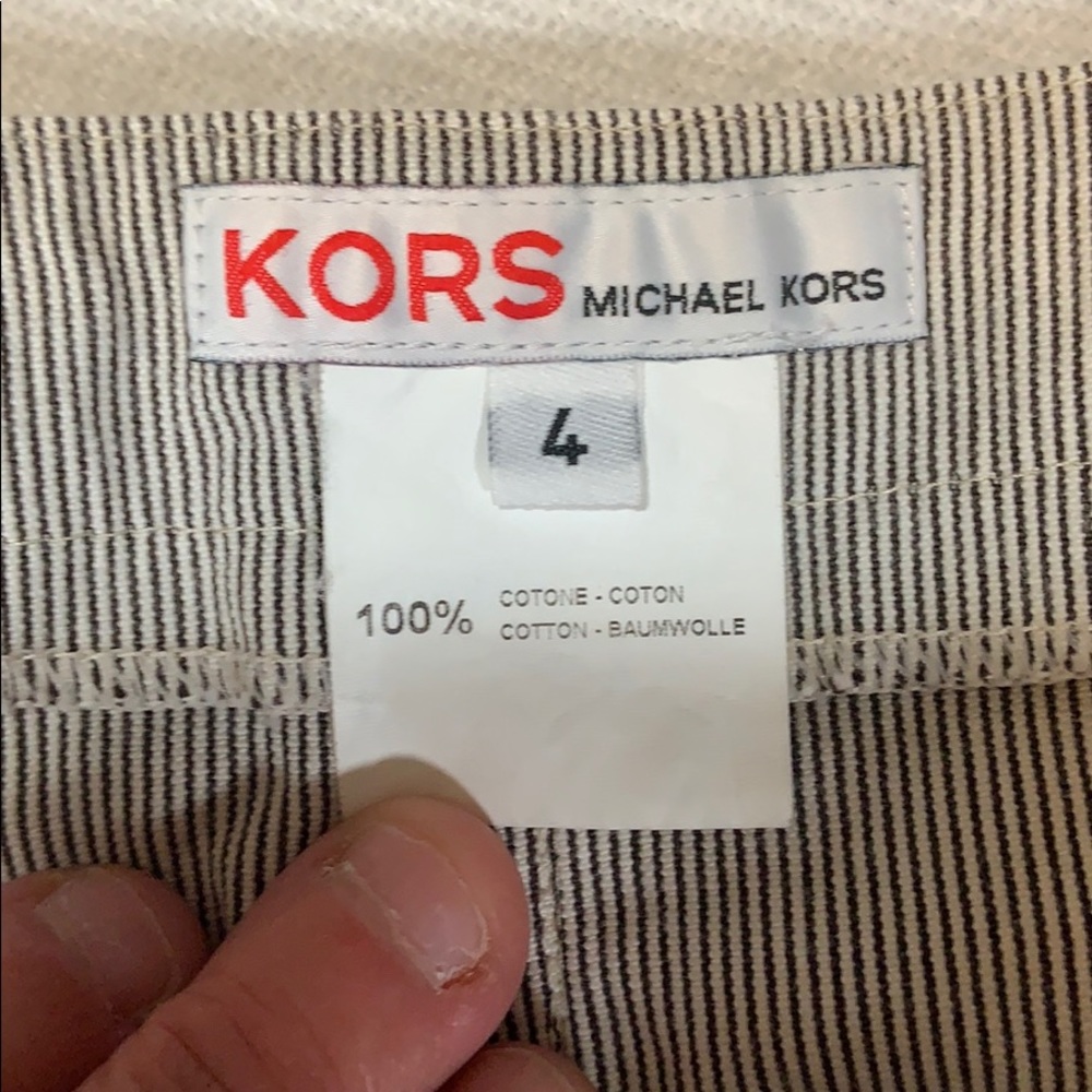 Kors Michael Kors straight long skirt cotton 4 - Picture 6 of 12